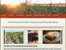 Tablet Screenshot of northfrontierfoods.com